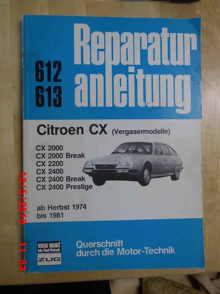 Biete ; Reparaturanleitung Bucheli 612 - 613 CX 2 L - 2,4 L.