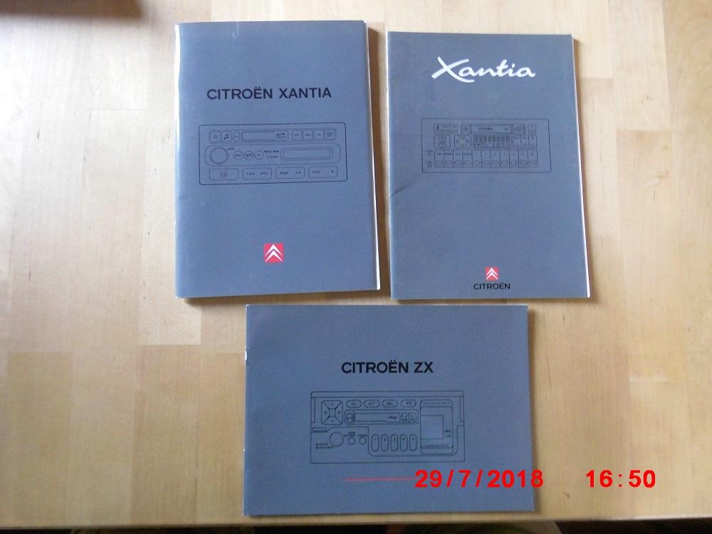 Biete : Xantia und ZX Radio Bedienanleitungen