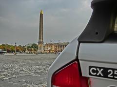 CX 25 GTi auf Place de La Concorde, Paris