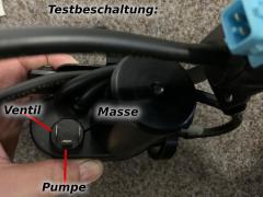 Testbeschaltung Tempomatpumpe