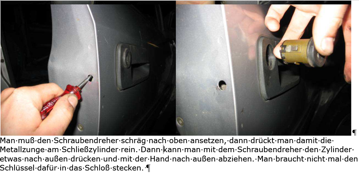 Türschlösser Xantia X2