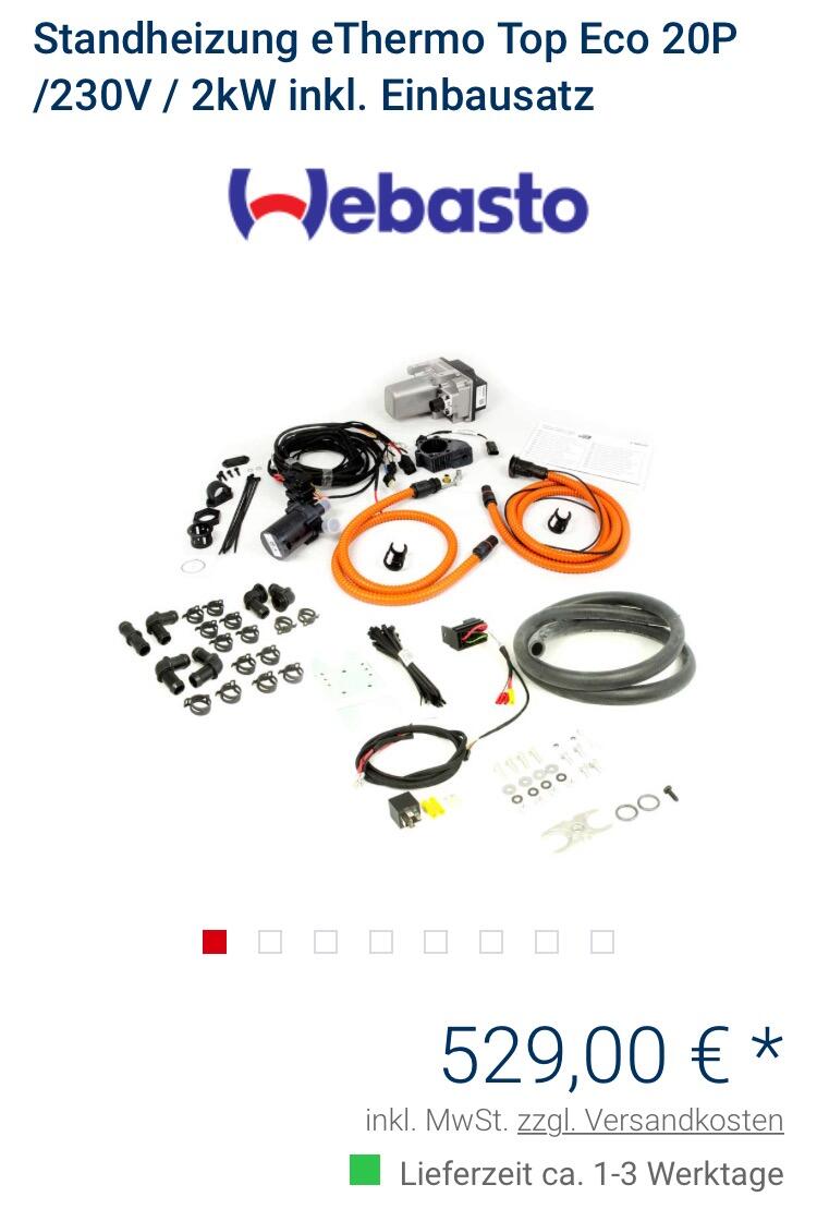 Elektische Standheizung im CX