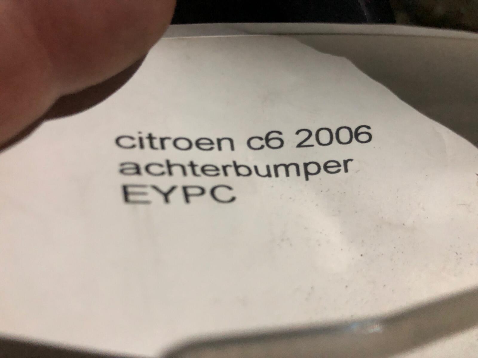 Biete : Stoßstange C 6 hinten 2006 EYPC