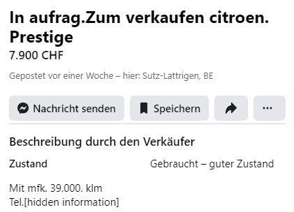 CX Raritäten - Angebote