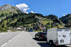 C5 mit 2 Motorrädern im Gepäck
