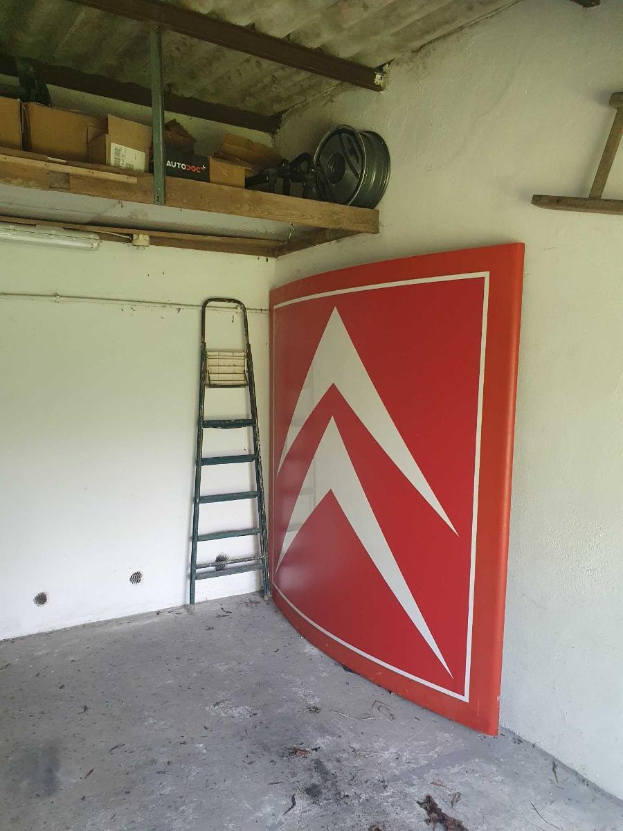 Großes CITROEN Leuchtschild 200x200x27cm an Selbstabholer