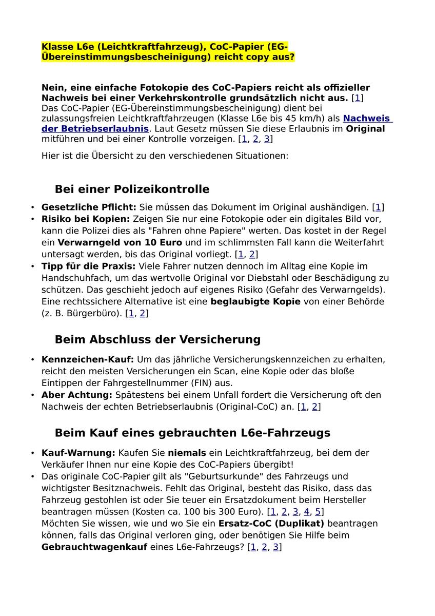 Klasse L6e (Leichtkraftfahrzeug), CoC-Papier (EG-%0AÜbereinstimmungsbescheinigung) reicht copy aus?.jpg